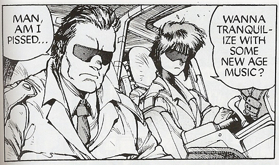 "MAN, AM I PISSED..." "WANNA TRANQUILIZE WITH SOME NEW AGE MUSIC?"